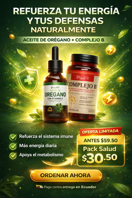 VitaDefensa Pack  ”Aceite de Orégano + Complejo B”