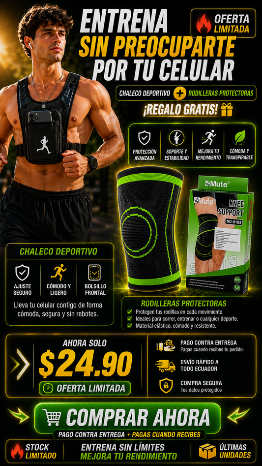 ActiveVest (Chaleco deportivo + Rollidera 360 de regalo)