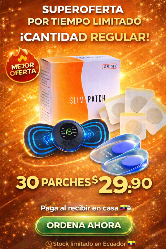SlimForce Pack ( Parches adelgazantes + masajeador 8 modos )